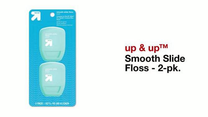 Smooth Slide Floss - 2pk - up &#38; up&#8482;, 2 of 5, play video