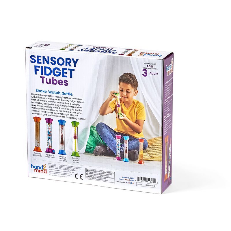hand2mind Sensory Fidget Tubes, Mesmerizing Liquid Motion Sensory Bottles, Fidget Toys, Ages 3+, 4 of 6