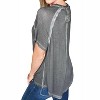 Women's Mineral Wash T Shirt - ZENANA - 2 of 3