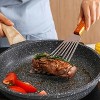 1pc Stainless Steel Frying Shovel For Egg Steak Fish Slice; Non-slip Frying Spatula; Leaky Shovel; Cookware; Kitchen Supplies - 3 of 4