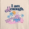 Women's - Barbie - I Am Kenough Lifeguard Stand Lightweight French Terry Wide Neck Long Sleeve Shirt - 2 of 4