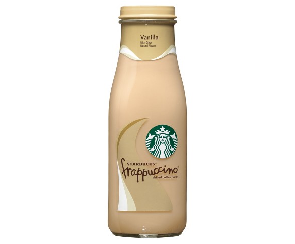 Starbucks Frappuccino Vanilla Chilled Coffee Drink - 13.7 fl oz Glass Bottle