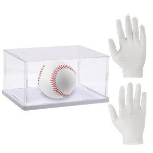 Unique Bargains Acrylic Dustproof Figure Doll Model Collectible Display Box - 1 of 4