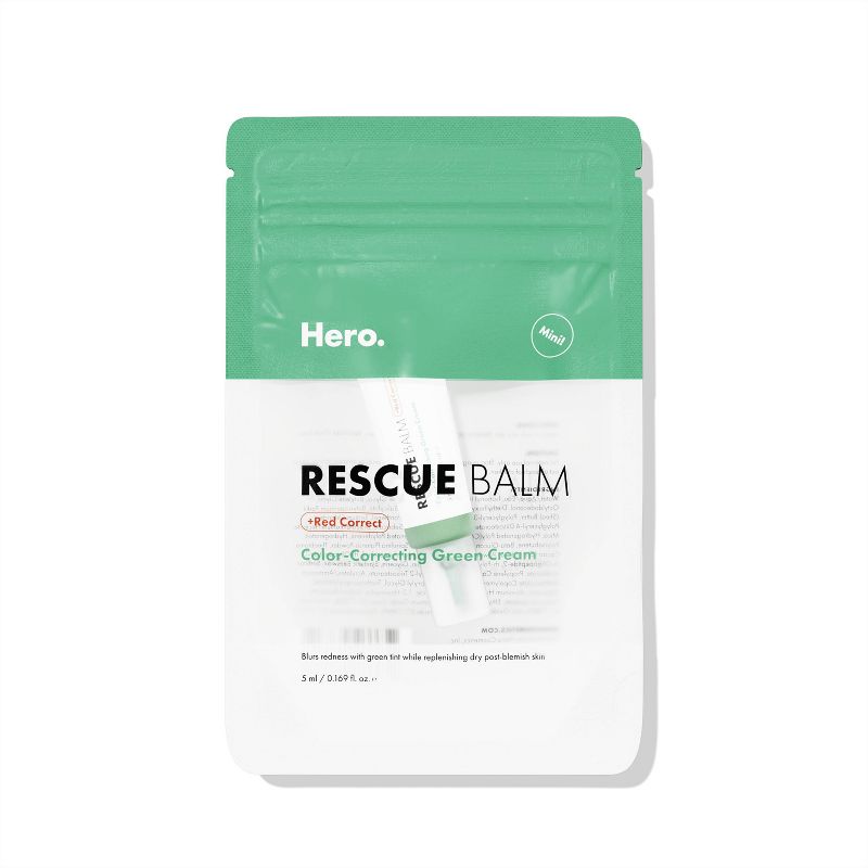 Hero Cosmetics 5ml Rescue Balm +Red Correct Mini - 0.17 fl oz, 3 of 6
