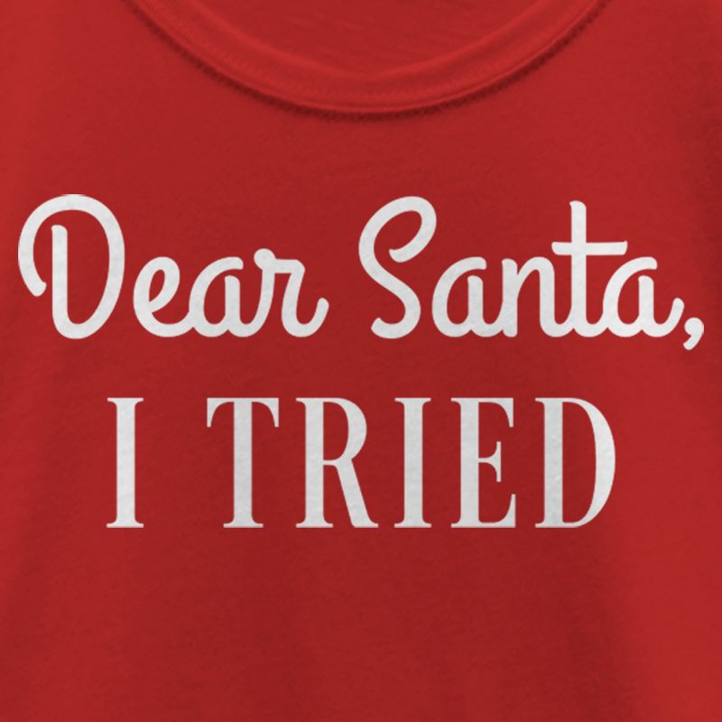 Girl's Lost Gods Dear Santa, I Tried T-Shirt, 2 of 6