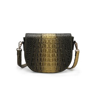 MKF Collection Amalia Croc-Embossed Crossbody Luxurious and Chic Women's Bag by Mia K - 1 of 4
