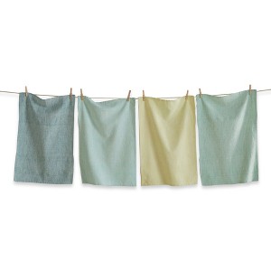 tag Linea Dishtowel Set Of 4 Blue Multi - 1 of 2