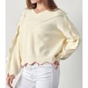 Women's Scallop Pullover Sweater - &merci - 2 of 4