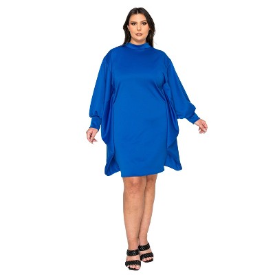 L I V D Women's Alivera Mock Neck Mini Dress