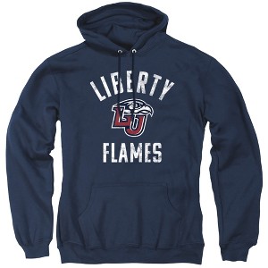 Liberty University Official Flames Logo Adult Pull-Over Hoodie - 1 of 4