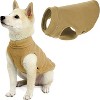 Gooby Fleece Vest, Small Dog Pullover Fleece Jacket with Leash Ring, Pumpkin, X - 2 of 2