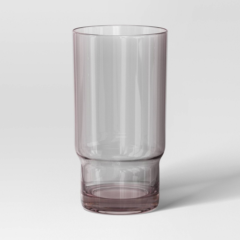 Photos - Glass 16.5oz Tall  Tumbler Pink - Threshold™