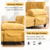 SKRAN Modern U-Shaped Sectional Sofa 103.5" Chenille Fabric Couch with Dual Chaise Lounges, Storage Pockets and Armrest Pillows for Living Room - 4 of 4