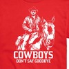 Men's - Yellowstone - RIP Cowboys Don't Say Goodbye Short Sleeve Graphic T-Shirt - 2 of 4