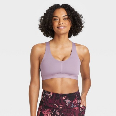 Women's Medium Support Strappy Back Bonded Sports Bra - All in Motion™