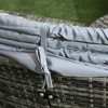 Resenkos 4 Pieces Round Rattan Daybed, Outdoor Sectional Furniture, Polyethylene Rattan, Light - 4 of 4