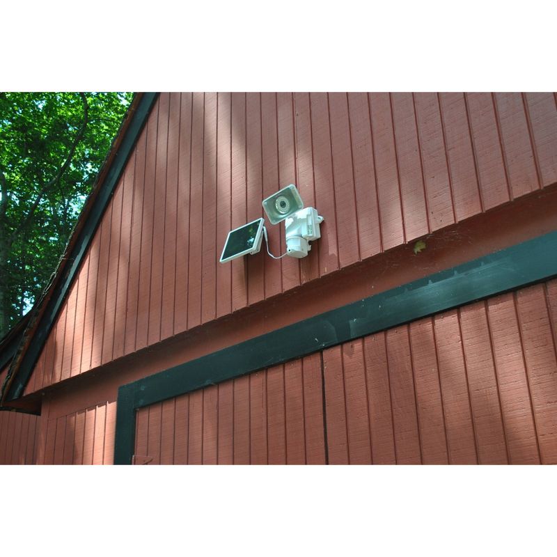 Maxsa Innovations Solar Powered Security Video Camera and Floodlight White, 4 of 7