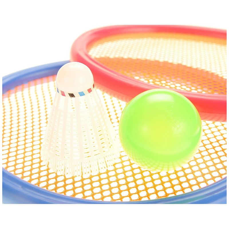 Insten Badminton Toy Set with 2 Rackets, Ball & Birdie, Games for Kids & Toddlers, 2 of 9
