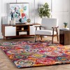 Nuloom Kindra Circles Shaggy Shags Indoor Area Rug - 2 of 4