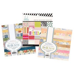 American Crafts Paper Pad 6"X6" 36/PKG-Assorted - 1 of 1