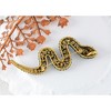 Anna-Kaci Crystal Rhinestone Snake Brooch Necklace for Halloween and Cosplay - 4 of 4