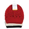 Hudson Baby Family Knitted Caps 3pk, Black Red - image 2 of 4