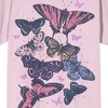 Butterflies Overlapping Women’s Cradle Pink Crew Neck Short Sleeve T-shirt - 2 of 2