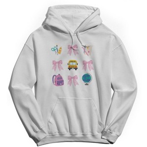 Social Collective Men's Bus Bows Long Sleeve Graphic Cotton Sweatshirt Hoodie - 1 of 3