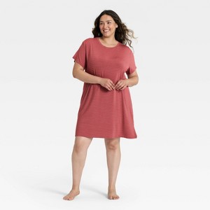 Women's Cloud Knit Pajama T-Shirt Dress - Auden™ - 1 of 3