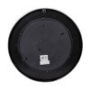 16" x 16" Round Metal Wall Clock with Functioning Gear Center Black/White - Olivia & May: Modern Indoor Timepiece - 4 of 4