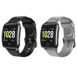 Letscom Smart Watch 1.3" with Heart Rate Monitor IP68 Water-Resistant Smartwatch Activity Tracker Pedometer for iOS and Android - ID205s