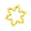 Unique Bargains Biscuit Cutter Medium Snowflake Cookie Cutter Hand Washable Stainless Steel Plastic 2.8"x3.2"1.6" 1Pcs - 4 of 4