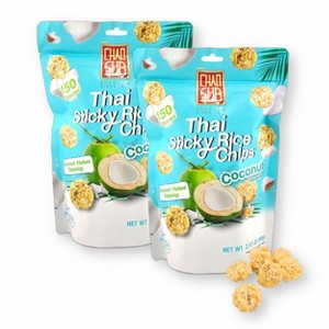Chao Sua Thai Sticky Rice Chips Coconut Flavored 3.17 Oz. (Pack of 2) - 1 of 4