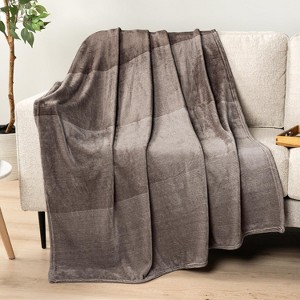 Lomsoe Black and Red Buffalo Plaid Flannel Throw Blanket for Couch, Soft Checkered Flannel Blanket for Sofa, Plaid Christmas Couch Throw Bed. - 1 of 4