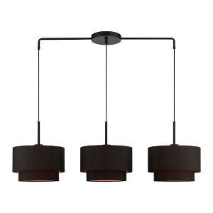 Livex Lighting Sentosa 3 - Light Chandelier in  Black - 1 of 4