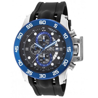 Invicta 19252 Men's I-Force Black Dial Black Polyurethane Strap Chronograph Watch