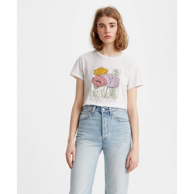 levis floral t shirt