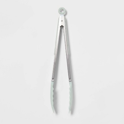Stainless Steel Kitchen Tongs Mint Green - Room Essentials™