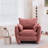 Aukfa Accent Chairs, Oversized Armchair with Side Pockets, Mid Century Modern Reading Chair, Ergonomic Comfy Sofa Chair for Office, Apartment - 2 of 4