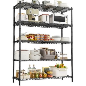 Height-Adjustable Garage Wire Shelving Unit - 1 of 4