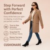 CUSHIONAIRE Women's Barbi Kitten Heel Bootie – Soft Vegan Leather, Memory Foam, Wide Widths, and Back Zipper - 3 of 4