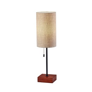 Trudy Table Lamp Brown - Adesso: Modern Stick Lamp, ETL Listed, Metal & Wood, No Assembly Required - 1 of 4