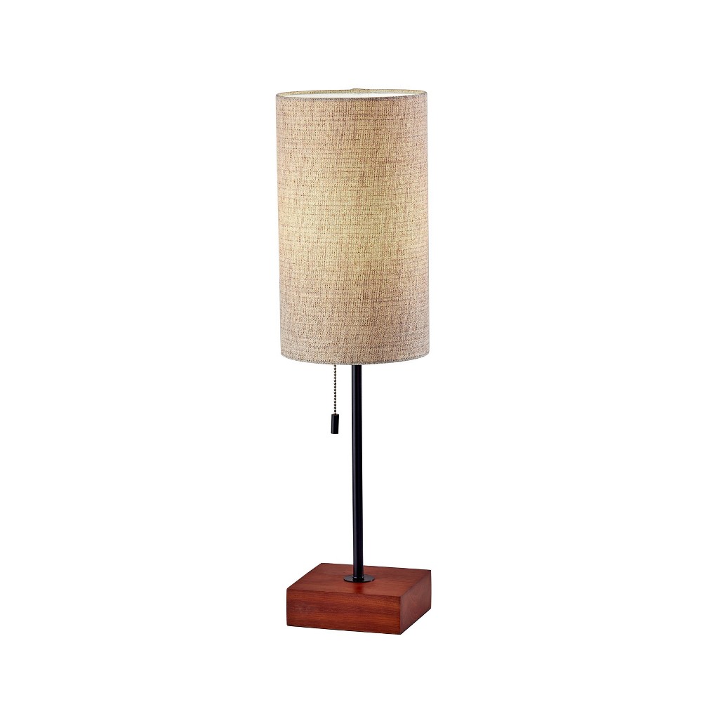 Photos - Floodlight / Street Light Adesso Trudy Table Lamp Brown - : Modern Stick Lamp, ETL Listed, Metal & Wood, No Assembly Required 