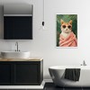 Stupell Industries Cozy Cat and Tropical Plants Framed Giclee Art - 3 of 4