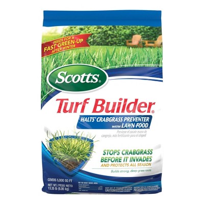 Scotts Turf Builder Halts Crabgrass Preventer with Lawn Food 5000sq ft