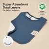 KeaBabies 8-Pack Organic Baby Bibs for Boy, Girl, Drool Bibs, Baby Bib for Girls, Boys,  Newborn Teething Bibs - 4 of 4