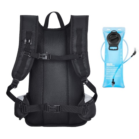 VEVOR Hydration Backpack, 15L Insulated Hydration Pack Backpack with 3L TPU Water Bladder, Hiking Water Backpack with Storage for Men Women, Black