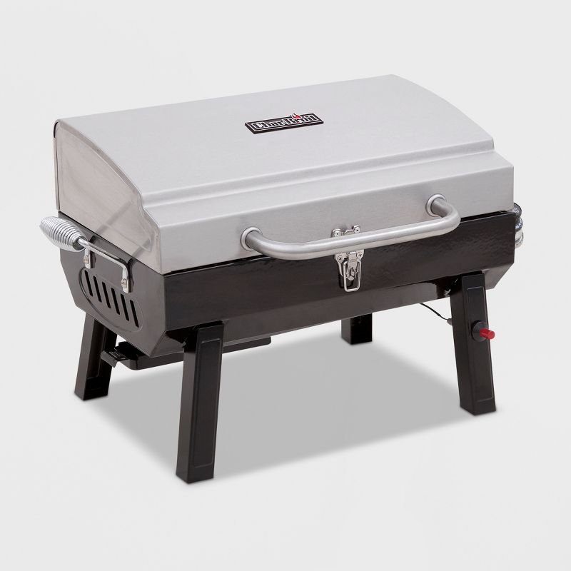 Char-Broil Deluxe Tabletop 10,000 BTU Gas Grill 465640214 - Gray, 3 of 8