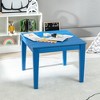 Tangkula Kids Square Table Indoor Outdoor Heavy-Duty All-Weather Activity Play Table - 2 of 4