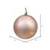 Vickerman Rose Gold Ball Ornament - 2 of 4